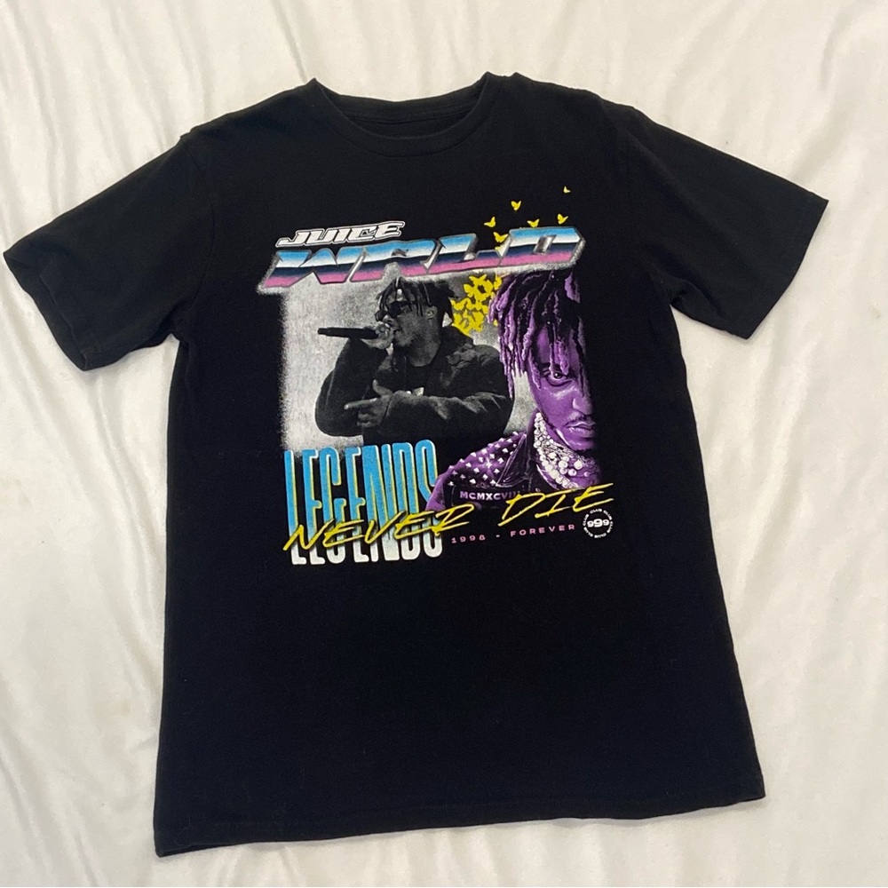 Mens Juice Wrld Legends Never Die Graphic Tee Medium